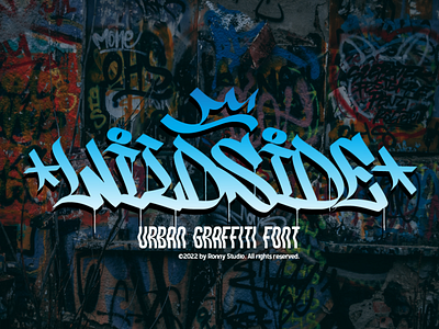 Wildside - Urban Graffiti Font brush font