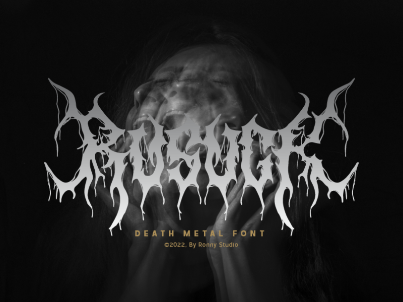 Rusuck - Death Metal Font by Ronny Studio on Dribbble