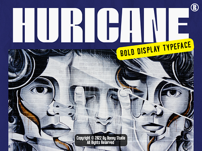 Huricane - Bold Display Typeface