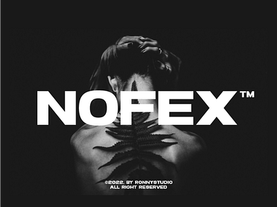 Nofex - Expanded Sans Serif font modern