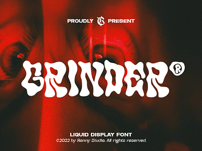 Grinder - Liquid Display Font