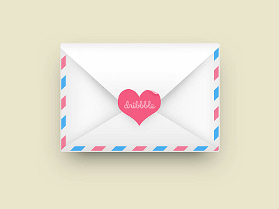 hello,dribbble letter