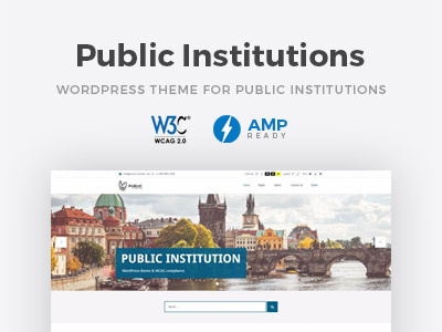 WordPress Theme for Public Institutions