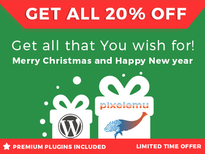 Christmas & New Year WordPress themes sale!