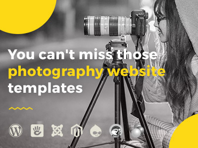 7 photography website templates