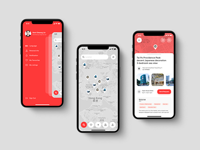 Real Estate App for Asia ui