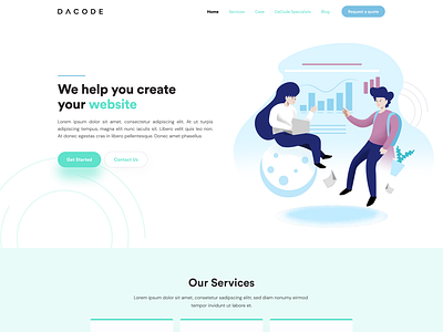 dacode saas web agency website