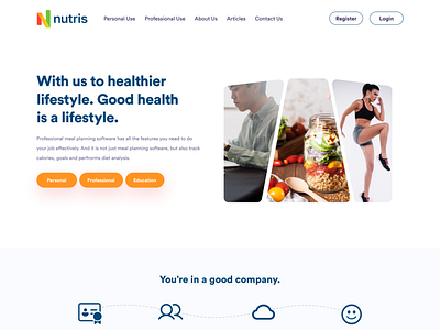 Website for a Health SaaS Company crypto web development crypto website figma design nft website saas saas development saas web