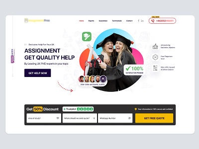 Assignment's Landing Page