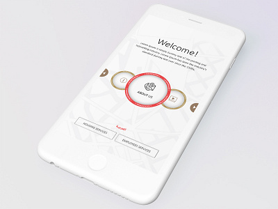 Creative App Presentation app clean creative design fans ios landing screen splash ui ux vector