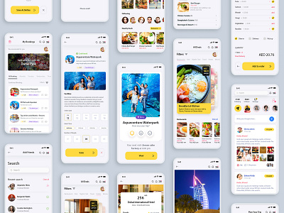Tourism 2020 android android app ar augmented augmentedreality behance flat food friends future interface ios iphone mobile navigation park resturant tourism tourism2020 travel