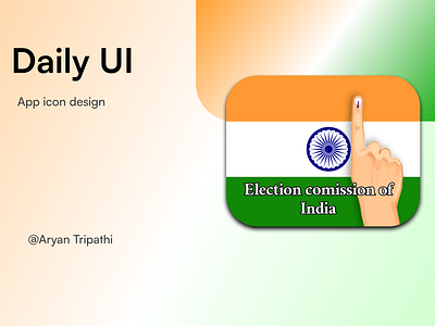 Daily UI | App icon design | Voting app
