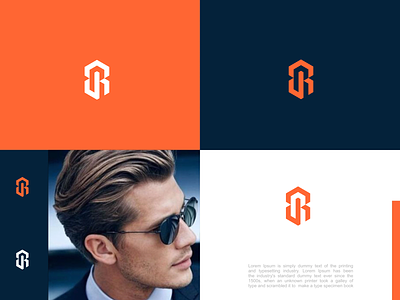  JR monogram logo concept