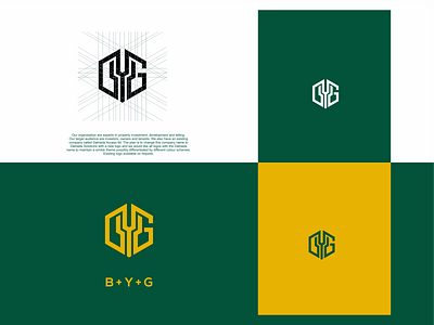 BYG monogram logo concept 3d animation apparel branding design illustration logo ui ux vector