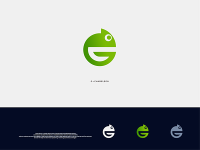 G + CHAMELEON monogram logo concept