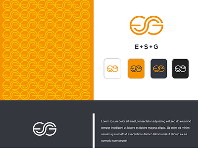 ESC monogram logo concept concept