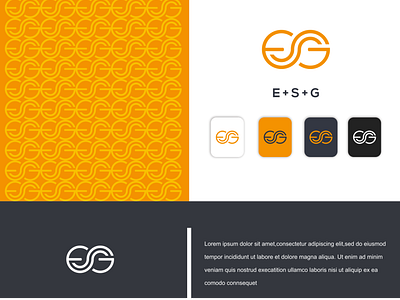 ESC monogram logo concept