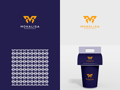 MR monogram logo concept