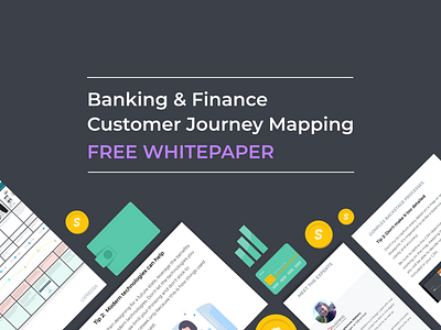 Customer Journey Mapping in Banking and Finance — Whitepaper banking branding business cjm customer customer journey map customer success cx design finance graphic design inrerface journeymapping prototype research ui ux uxdesign uxresearch website