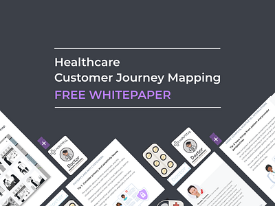 Healthcare Customer Journey Mapping Whitepaper app business cjm customer customer journey map cx design graphic design healthcare ui ux website