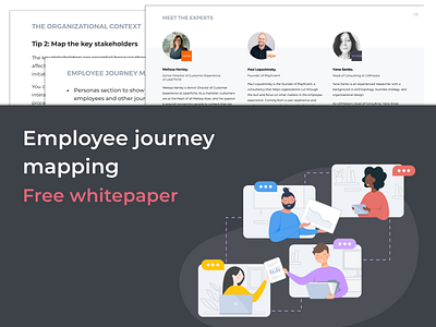 Employee journey mapping free whitepaper business cjm customer customer journey map cx design employee ui ux