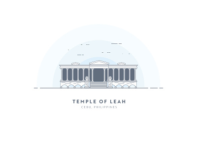 Temple of Leah awesome beautiful cebu cool design destination graphic graphic design illustration landmark leah philippines scenery temple tourist