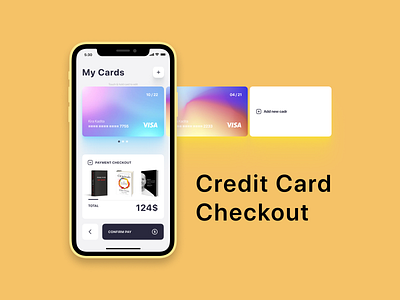 Credit Card Checkout – Mobile App Concept