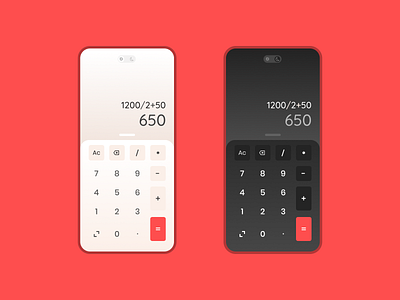 DailyUI #4 - Calculator