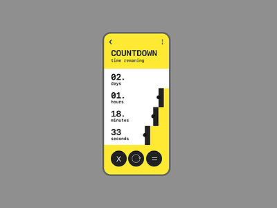 #dailyUI - day 14 Countdown Timer