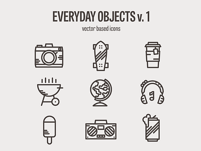 Everyday Icon set - WIP