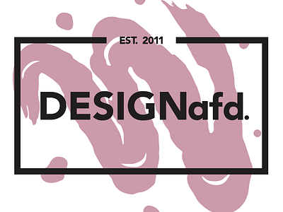 DESIGNafd. new logo, color variation #3