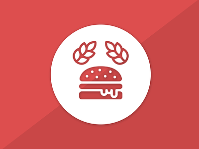 Burgerimperiet 2016 logo update burger logo logo design red