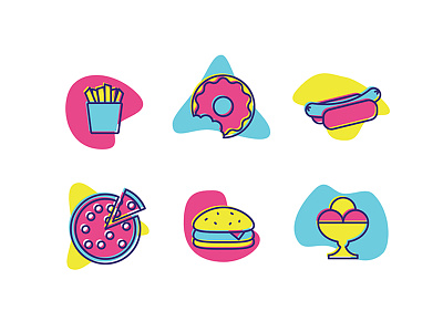 #AnIconADay challenge - Fast Food an icon a day fast food icon design icons