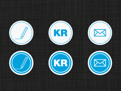 Icons for a new website I'm working on