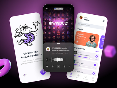 Podcast App Design