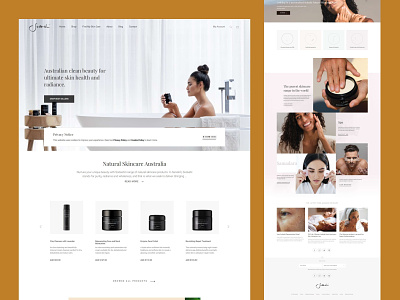Cosmetic Products Website Design