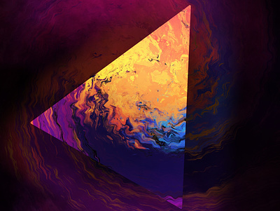 Trippy triangle color procreate space trippy