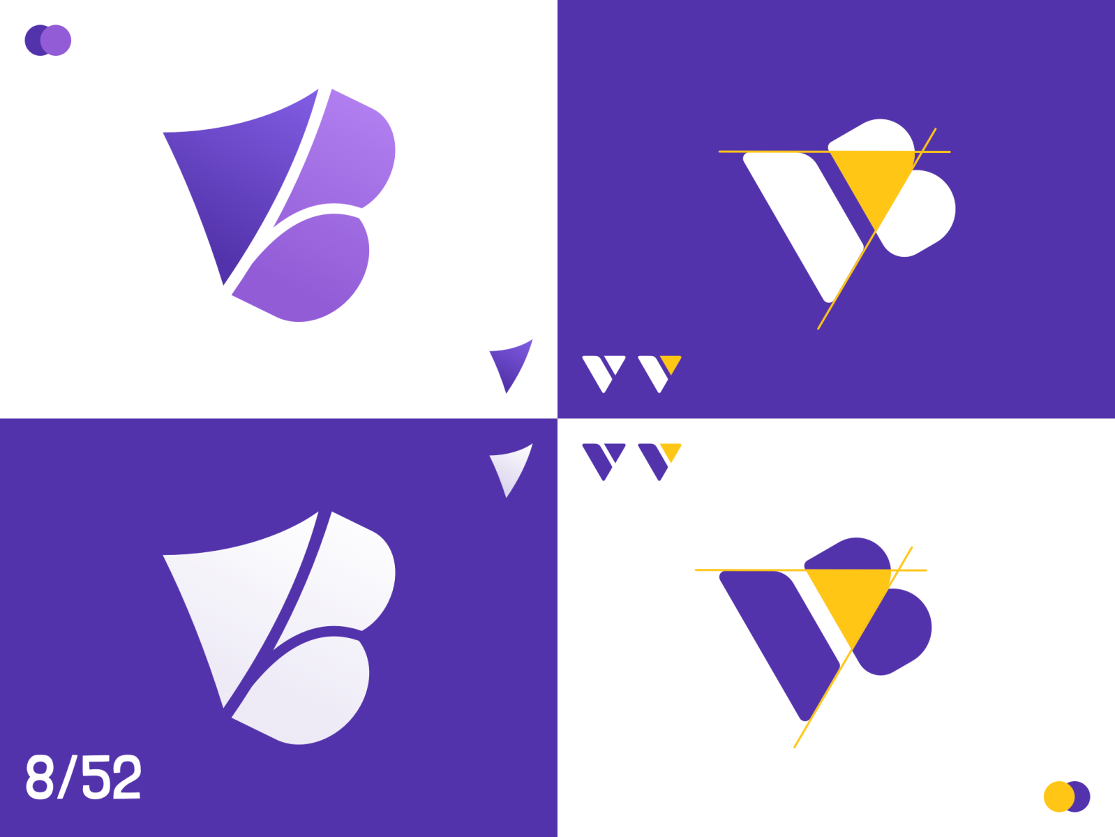 Premium Vector | Bv logo