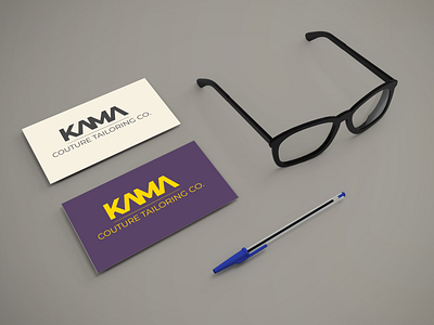 KAMA Business Card Design branding design graphic design illustration logo typography ui ux vector