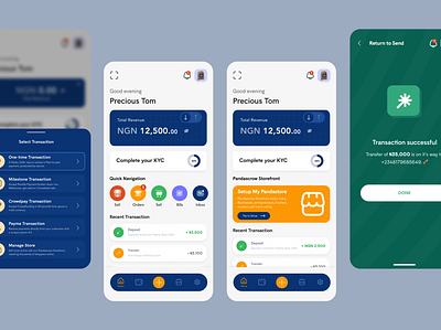 Fintech Mobile UI