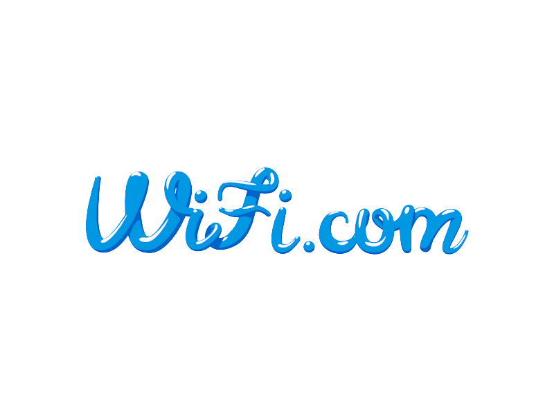 Wifi Cursive Logo animation c4d cinema 4d com design gif illustration motion wifi write