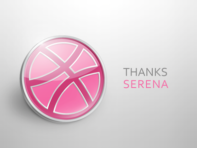 Thank you@serena vittoria nitti badge dribble thank