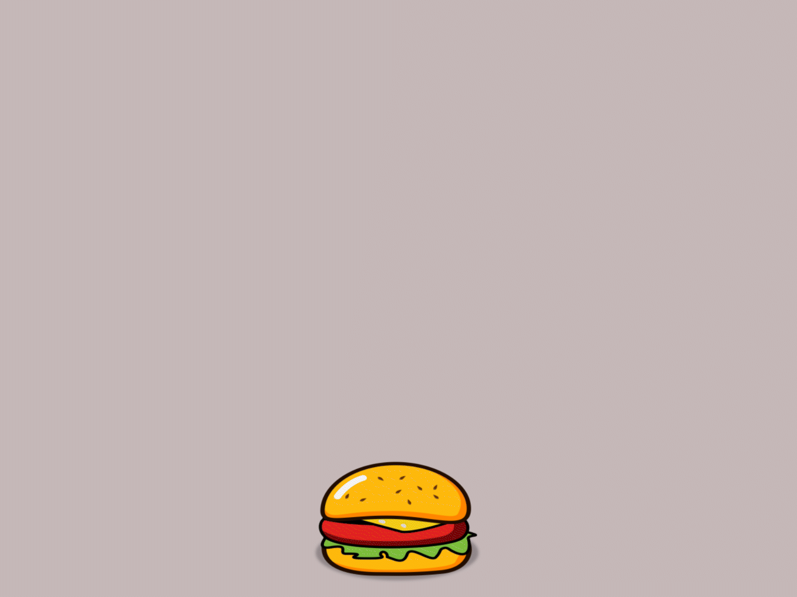 Burger Bounce after effects animationfood ball ballbounce bounce burger free funny icon illustration logo loop lottie mcdonalds trampoline