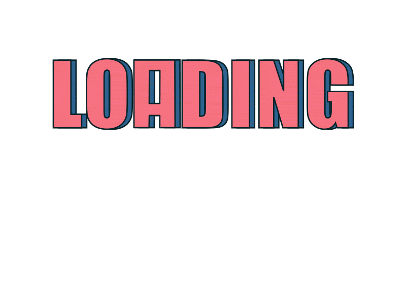 LOADING 3D TEXT LOTTIE 3d animation branding funny graphic design logo loop motion graphics text typography ui