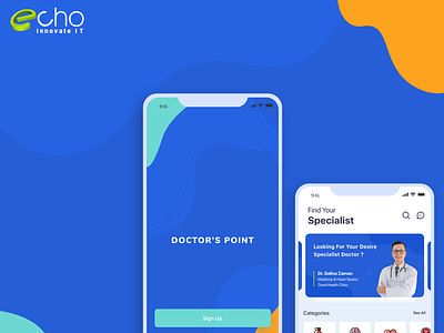 Healthcare App Development Company - Echo Innovate IT app branding healthcare app development healthcare industry medical industry ui website design