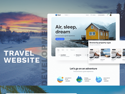 Travel Business Website Development Design