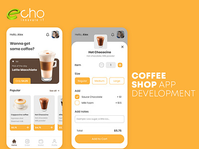 Coffee Application- Mobile App Ideas coffee app coffee applicatin mobile app development company