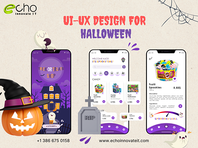 UI - UX Design For Halloween app development ui ui - ux design for halloween web development