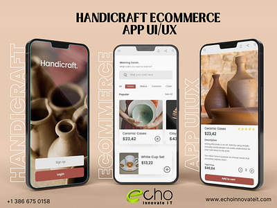 Handicraft E-Commerce Mobile App Development ecommerce app handicraft mobile app mobile app development