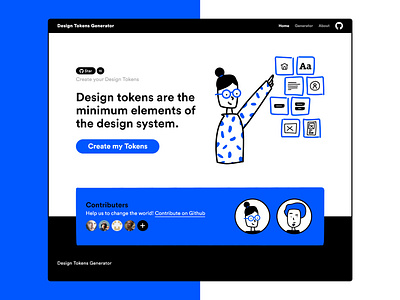 Design Tokens Generator design generator illustration tokens ui user experience user interface ux